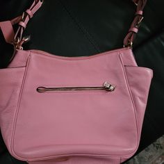 Pink Bag Brand New Coach Phone Pockets On Side Spring Pink Coach Satchel Shoulder Bag With Zipper, Coach Shoulder Satchel With Zipper Closure, Coach Satchel With Zipper Closure For Everyday, Coach Satchel With Zipper Closure As Shoulder Bag, Coach Crossbody Shoulder Bag With Zipper Closure, Coach Crossbody Shoulder Bag With Zipper, Coach Crossbody Shoulder Bag, Coach Shoulder Bag With Removable Pouch For On-the-go, Pink Coach Bag With Zipper Closure