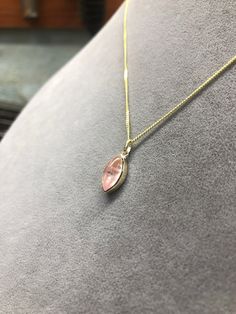 "This pink cabochon tourmaline stone measures 2.34 ct. The pendant itself is made with 1.20g 14k solid gold without chain for your information. The suprise detail is, this pendant has a ajure motif at it's backside. The color of the stone becomes more visible by penetrating the light and also it makes the pendant look more elegant in our opinion :) Plus as a chain holder it has a beatiful dome wire ring. The height of the pendant is 2 cm and the width is 0.7 cm including it's dome ring. About TH Jewels Nails, Pink Gemstone Necklace, Ancient Greek Jewelry, Gold Schmuck, Necklace Colorful, Pagan Jewelry, Wire Ring, Greek Jewelry, Tourmaline Jewelry