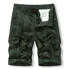 Category:WE-Pants; Season:Summer; Fabric:100% Cotton; Gender:Men's; Style:Classic,Casual,Fashion; Occasion:Daily,Outdoor,Camping  Hiking; Fit Type:Regular Fit; Function:Wearable; Waistline:Mid Waist; Pattern:Stripe; Design:Button,Multi Pocket; Pants Type:Shorts,Cargo Shorts,Tactical Shorts; Fly Type:Zipper; Front page:FF; Listing Date:07/10/2024; Production mode:External procurement; Hips:; Length:; Waist:; Pants Length:Knee Length Bermuda Pants, Summer Beach Shorts, Black Army, Hiking Fashion, Mens Cargo, Cargo Shorts Men, Shorts Cargo, Create Outfits, Gym Shorts