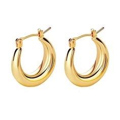 PRICES MAY VARY. : This gold earring is made with stainless steel needle to allergy. Easy to Wear: Super light weight and easy closure does not hug too tight at all, super comfortable. chunky style hoop is very in right now. Perfect Gift: This design is Sleek and Modern yet Classic and Elegant Style, fit for any occasion. Absolutely a great gift to express your love for your mom, friend, fiancee, wife, valentine, family, sister, best friend, etc. Great giftsMor's Day, Wedding, Anniversary day ,Valentine's Day or Christmas Day. 100% Satisfaction: If you are dissatisfied with your pur, don't hesitate to contact us for a replacement or refund! It is our top priority to make sure our customers are satisfied with our products, process, and service! Gold Hoop Earrings: Chunky hoop earrings gold Simple Hoop Earrings, Punk Earrings, Medium Hoop Earrings, Y2k Jewelry, First Day Of School Outfit, Chunky Hoop Earrings, Mini Hoop Earrings, Alloy Earrings, Hoop Earrings Gold