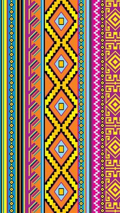 an image of a colorful pattern with different colors and patterns on the side of it