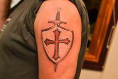 Big Custom Tattoo Templar Knight Tattoo, 2016 Tattoo, Armor Of God Tattoo, Archangel Tattoo, Templar Knight, God Tattoo, Knight Tattoo, Cross Tattoo Designs