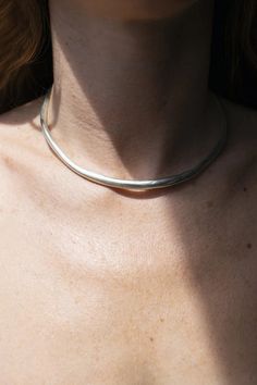 R. Bosetti Collar in Sterling Silver from Takara. Need a second opinion? If you have special requests or just need advice, please reach out to hello@shop-vestige.com. Sterling Silver. Handmade in the USA Chain Necklace Outfit, Mystical Necklace, Avant Garde Jewelry, Silver Choker Necklace, Silver Choker, Gold Choker, Ceramic Jewelry, Shell Necklaces, Collar Necklace