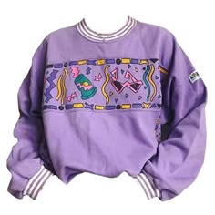 90's Kids Lavender Sweatshirt Lavender Sweatshirt, Retro Summer Outfits, How To Have Style, Moodboard Pngs, Estilo Indie, Mode Vintage, Cool Clothes, Oversized Sweatshirt, Character Outfits