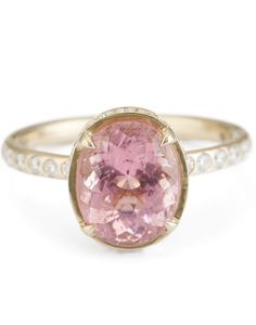 YI COLLECTION JEWELRYFINE JEWELRING YLWGOLD / 6 Pink Tourmaline Diamond Halo Ring Light Pink Sapphire Engagement Ring, Pink Moissanite Engagement Ring, Circle Diamond Rings, Pink Sapphire Engagement Ring, Pink Engagement, Pink Diamond Engagement Ring, Pink Engagement Ring, Pink Sapphire Ring Engagement, Modern Engagement Rings