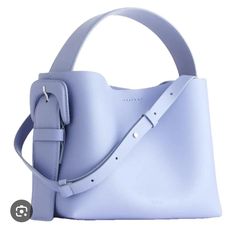 Brand New Arket Medium Tote. Color Is Called Blue Light Dusty( More Purple Than Blue) Dimensions 9.5’ X 7.5’ X 4.5’ Inches. Check Out Stock Picture Of The Bag On Model For Size Reference. Blue Bucket Bag With Detachable Handle For Errands, Modern Purple Rectangular Satchel, Modern Rectangular Purple Satchel, Chic Purple Shoulder Bag With Detachable Strap, Purple Bucket Shoulder Bag With Removable Pouch, Purple Bucket Bag With Adjustable Strap, Purple Bucket Shoulder Bag With Detachable Strap, Purple Shoulder Bucket Bag With Removable Pouch, Purple Top Handle Box Bag For Daily Use