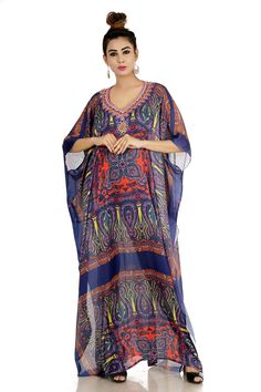 Elegant ,Gorgeous & Beautiful High End Resort Wear/Beach Wear Buy with confidence, We Sell Best Quality Silk kaftan You Never Found These Designs elsewhere Mainly All Beads are stitched for Longer life ONE SIZE FIT ALL KAFTAN ( Small to 8XL) Material: 100% PolyesterQuality: Excellent (Best Quality On Our Stock)Ready Stock Items We ship Same Day World Wide You will get within 4-5 working days. Product Details:Condition : - Brand New Brand : - Silk KaftanType : - Kaftan Shipping :- DHL Express Bollywood Style Maxi Length Kaftan For Navratri, Bollywood Style Maxi Kaftan For Navratri, Multicolor V-neck Kaftan For Navratri, Bohemian Multicolor Floor-length Abaya, Multicolor Tunic Kaftan For Navratri, Bohemian Maxi Kaftan For Navratri, Bollywood Style Maxi Length Kaftan, Bollywood Style Multicolor Kaftan For Eid, Bollywood Style Floor-length Summer Kaftan