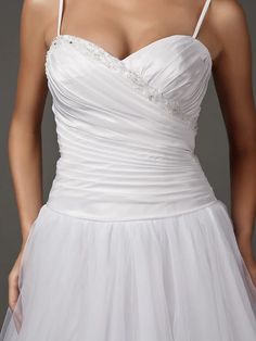 A-Line Wedding Dresses Sweetheart Neckline Spaghetti Strap Floor Length Taffeta Tulle Sleeveless A Line Wedding Dress Sweetheart, Dresses Sweetheart Neckline, Wedding Dresses Sweetheart, Wedding Dresses Sweetheart Neckline, Dresses Quinceanera, Sweetheart Wedding Dress, Handmade Dresses, Wedding Bridesmaid Dresses, A-line Wedding Dress