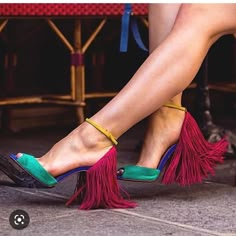 Reposhing This Item. Unfortunately, They Did Not Fit. But Man, Are They Fantastic. Willing To Trade. Euro Size 39 120mm Louboutin Online, Fringe Heels, Heels Red, Fun Heels, Gorgeous Heels, Heels Fashion, Gorgeous Shoes, Fabulous Shoes, Red Bottoms