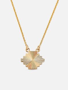 Our 14k gold Puzzle necklace is anything but plain. The pendant bursts from the inside in intricate details and will be a gorgeous addition to any look. ﻿The Puzzle Necklace, Melissa Joy Manning, Thread Earrings, Authentic Jewelry, 14k Gold Necklace, Geometric Lines, Earring Sale, Ring Bracelet, Intricate Details