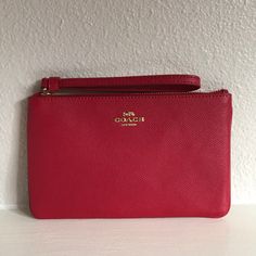 Large Leather Wristlet - True Red 6 Credit Card Slots Approx 7.75” X 4.75” X 0.5” Care Instructions Included Fits Plus Size Iphone Authentic Brand New With Tag No Trades Red Wristlet For Everyday Use, Red Everyday Use Wristlet, Red Clutch Wallet With Cell Phone Pocket, Red Travel Wristlet With Wrist Strap, Red Wristlet Clutch With Removable Pouch, Red Clutch Wristlet With Zipper, Red Clutch Wristlet With Zipper Closure, Red Clutch Wristlet For Daily Use, Red Wristlet Clutch For Daily Use