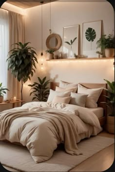 Cozy Bedroom Lighting, Bedroom Ambiance, Bedroom Setup, Bedroom Decor Inspiration, Redecorate Bedroom, Room Makeover Bedroom, Master Bedrooms Decor, Room Inspiration Bedroom, Bedroom Aesthetic