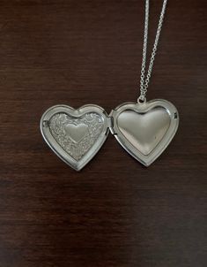 vintage heart locket, heart locket, heart necklace, vintage locket, love locket, silver locket, gifts for mom, gift for her, gifts for women, gift for sister, gift for grandma, heart gifts, silver necklace, necklace ★ Total Chain Length: 18 inches ★ Pendant Size: 1 inch ★ Want to see more? Please click on: kmsupplies.etsy.com 16 Vintage Heart Locket Necklace Nickel Free, Vintage Charm Necklace For Anniversary, Sterling Silver Locket Necklace Gift For Mom, Heart Cut Locket Necklace For Keepsake, Vintage Sterling Silver Heart Charm Necklace, Sterling Silver Locket Necklace For Mom, Double Heart Locket Necklace Keepsake, Double Heart Locket Necklace For Keepsake, Silver Pendant Locket Necklace Gift For Mom