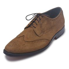 A product you are investing in so much should be able to portray your personality as well. These brogues tipped, derby leather shoes do just that by portraying a well defined, chic and sharp personality with its exquisite stylings and designing. Making use of premium quality suede leather, these leather shoes are available in a classic brown shade, a neutral shade that blends well with numerous other colors. The shoes come with an intelligently crafted centrally opened lacing system in a dark brown shade providing with a perfect contrast that is nice to look at. Taking your fashion standards to a whole other level, these are modernized with a self-cut laser design on the tips of the shoes adding a luxurious element to the experience. Focusing not only on looks, but the interiors are also p Shoes With Laces, Leather Top Hat, Purple Leather Jacket, Laser Design, Oxford Brogues, Leather Formal Shoes, Brown Oxfords, Suede Leather Shoes, Brown Shade