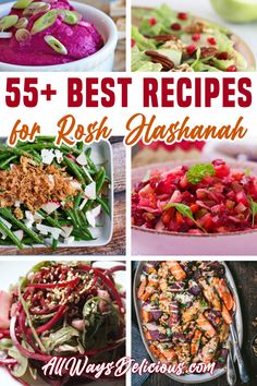 the top 5 best recipes for rosh jaslanan with text overlay