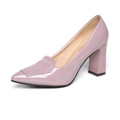 Chic Pink Block Heels With Pointed Toe, Chic Pink Pointed Toe Block Heels, Pink 4-inch Heel Block Heels For Formal Occasions, Pink High Heel Court Shoes For Summer, Pink Spring Heels For Office, Pink Block Heel Court Shoes For Summer, Pink Heels For Spring Office Wear, Pink Heels For Office In Spring, Spring Pink Pointed Toe Block Heels