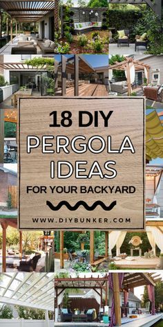 Diy Pergola Ideas, Backyard Pergola Ideas, Diy Patio Ideas, Easy Backyard Diy, Diy Gazebo, Backyard Shade, Pergola Ideas, Outdoor Patio Designs, Backyard Gazebo