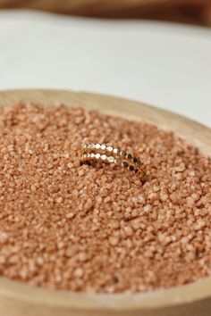 Wear this hammered ring individually for a simple adornment, or stack with other rings for a stronger statement. 2mm band width. Jess pairs it with our Cigar Band, Dani Chain Ring, and two Confetti Rings. Also shown with our Dylan Chain Ring and Swell Ring. Handmade in Eau Claire, WI. All of our jewelry is handmade to order just for you so each piece will be unique and may vary slightly from what is pictured. Hammered 14k Gold Stackable Rings, Simple Hammered 14k Gold Rings, Minimalist Hammered 14k Gold Stackable Rings, Minimalist Hammered Stackable Rings In Recycled Gold, 14k Gold Hammered Stackable Promise Rings, Dainty Hammered 14k Gold Rings, Dainty 14k Gold Hammered Rings, Minimalist Hammered Gold Stackable Rings, Hammered 14k Gold Midi Rings