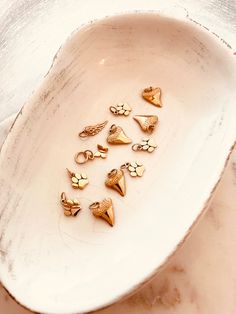 Mix and match your favorite pendant charms to create a personalized piece of jewelry.Item Details:This is a listing for ONE(1) Gold Charm. ( Including a jumping 7mm )Tiny Butterfly Charm 10mm.Paw Charm 9mm.Shark Tooth Charm 11mm.Moon Charm 22 mmWing Charm 15mmNatural Bronze - Our bronze is a high-quality Italian copper and tin alloy containing an anti-tarnish compound that delays but does not eliminate eventual oxidation. Add to your bracelet and necklace Nickel Free Rose Gold Charms For Gifts, Small Dangling Charms For Gifts, Nickel Free Pendant Charms For Gifts, Nickel-free Pendant Charms For Gifts, Keepsake Charm Necklace With Round Pendant, Keepsake Rose Gold Charms Jewelry, Personalized Small Charms For Gifts, Nickel-free Pendant Charms For Valentine's Day, Personalized Rose Gold Pendant Charms