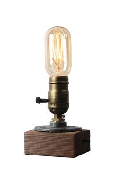 Vintage Edison Bulb Table Lamp Rustic Industrial Design, Edison Bulb Lamp, Edison Lamp, Vintage Edison Bulbs, Accent Lamp, Rustic Industrial, Edison Bulb, Interior Styles, Old World Charm