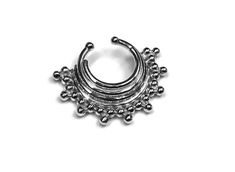 Scared of commitment? Needles make you nervous? Fear not! Get the look without the pain with this sweet little sterling silver septum ring! Easy to wear, the ring has smooth ends to snugly clip onto your septum. It is made from 16 gauge wires and is made to look layered. The ring has an inside diameter of about 9mm and is finished with a high polish. Check out my other fake septum rings here: https://www.etsy.com/shop/DinanRings?section_id=16588436&ref=shopsection_leftnav_5 Thanks for lookin Handmade Silver Nose Rings, Handmade Adjustable Sterling Silver Body Jewelry, Small Hoop Silver Septum Ring Nickel Free, Bohemian Hypoallergenic Septum Ring As Gift, Adjustable Nickel Free Silver Body Jewelry, Dainty Handmade Silver Nose Ring, Unique Silver Adjustable Body Jewelry, Silver Adjustable Body Jewelry, Dainty Adjustable Sterling Silver Nose Rings