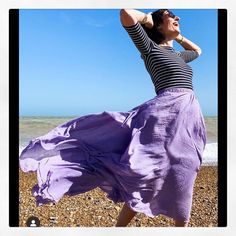 Beachy Head, Gender Euphoria, Layer Skirt, Linen Layers, Pink Lilac, Layered Skirt, Pink Skirt