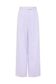 The Levanzo Trouser in Lavender is a classic wide leg pant made from a crisp Japanese typewriter cotton. This high waisted trouser features belt loops, deep scoop pockets and welt pocket on the back. Pair with a white T, or wear them over your favourite swimwear.Luxury fabric sustainably made in Japan.Garment sustainably and ethically made in Australia. Wide leg trouser Belt loops Zip & hook bar at centre front Deep scoop side pockets Welt pockets behind Sits on waist Full length Model is wearin Swimwear Luxury, Dancer Lifestyle, Puff Sleeve Shirt, Luxury Fabric, Outfit Check, Japanese Cotton, Wide Leg Pant, High Waisted Trousers, My Clothes