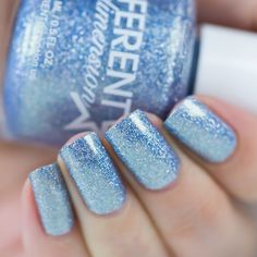 Cinderella Nails, Nails Sparkle, Nail Design Video, Nail Colors Winter, Nail Polish Art, Pretty Nail Designs, Blue Nail, Sparkle Nails, The Best Is Yet To Come