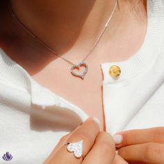 💖 Double the love with these sparkling heart-shaped pieces! Which do you adore more—the necklace or the ring?

#Heartjewelry #SparkleAndShine #luvente #luventejewelry #luventefinejewelry #liveloveluvente #style #fashion #beauty Dazzling Lab Grown Diamond Necklaces, Dazzling Heart Cut Necklace For Formal Occasions, Silver Heart Pendant Luxury Diamond Necklace, Luxury Silver Heart Pendant Diamond Necklace, Luxury Silver Diamond Heart Pendant Necklace, Dazzling Heart Shaped Cubic Zirconia Jewelry, Luxury Lab Grown Diamond Necklace For Anniversary, Fine Jewelry Heart Pendant For Wedding, Diamond Heart Pendant Wedding Jewelry