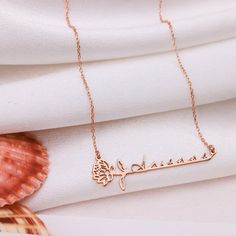 Silver Birthflower Necklace Birth Flower Name Necklace Necklaces for Women Gift for Mothers Day Necklace 14K Solid Gold Birth Month Flower - Etsy Indonesia Gold Name Necklace With Flower Shape, Gold Flower-shaped Name Necklace, Gold Flower Necklace With Name, Rose Gold Flower Shaped Necklace As Gift For Mom, Rose Gold Flower-shaped Necklace Gift For Mom, Rose Gold Flower Shaped Necklace For Mom, Rose Gold Flower-shaped Necklace For Mom, Rose Gold Birth Flower Necklaces For Personalized Gift, Gold Birth Flower Name Necklace For Mother's Day