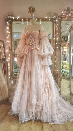 Princess Tulle Wedding Dress For Quinceanera, Tulle Ball Gown Wedding Dress For Banquet, Ethereal Ruffled Prom Dress, Princess Style Tulle Gown For Prom Season, Princess Fairy Ball Gown For Wedding, Princess Style Fairy Dress Ball Gown For Wedding, Organza Ball Gown Wedding Dress With Ruffles, Elegant Fairy Dress Ball Gown For Wedding, Elegant Ball Gown Fairy Dress For Wedding