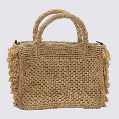 Beige raffia Cocktail bag from Ibeliv featuring two handle, removable shoulder strap and coulisse fastening.Composition: _, 100% Raffia Paris Texas, Timeless Accessories, Luxury Shop, Beautiful Packaging, Vegetable Tanned Leather, Beautiful Shoes, Luxury Boutique, Valentino Garavani, Tan Leather