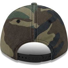 the new era camo hat is available in multiple colors