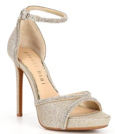 Shop for Gianni Bini Constanz Glitter Rhinestone Platform Dress Sandals at Dillard's. Visit Dillard's to find clothing, accessories, shoes, cosmetics & more. The Style of Your Life. Glamorous Sparkling Sandals For Prom, Glitter Fitted Sandals For Prom, Fitted Glitter Sandals For Prom, Embellished Fitted Sandals For Prom, Glitter Prom Sandals, Elegant Rhinestone Sandals For Holiday, Glamorous Bedazzled Formal Sandals, Glamorous Fitted Sandals With Rhinestones, Glamorous Rhinestone Sandals For Prom