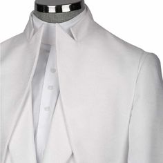 Package Includes: 1 x Jacket – 1 x Pant

We are introducing our stunning custom white designer tuxedo, designed for the discerning gentleman. This exquisite tuxedo features premium 120s fabric with a luxurious silk lining, ensuring comfort and sophistication for all seasons.

 	Fabric: 120s
 	Lining Fabric: Silk
 	Pattern: Plain
 	Buttons: White Fabric
 	Construction: Half Canvas
 	Seasonality: All Season
 	Jacket: 2 Flap Pockets, Single Button Closure
 	Trouser: Flat front, 2 Back Pockets, Zip Closure Bespoke Fitted Tuxedo For Semi-formal Occasions, Bespoke Fitted Tuxedo For Semi-formal Events, Fitted Tuxedo With Lapel Collar For Groom, Fitted Tuxedo With Pressed Crease And Suit Collar, Fitted Bespoke Tuxedo For Semi-formal Occasions, Classic Fitted Tuxedo With Lapel Collar, Elegant Fitted Tuxedo With Hidden Button Closure, Elegant Custom Fit Three-piece Suit With Single Button, Elegant Three-piece Suit With Single Button Custom Fit