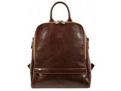 Great Shopping WOMEN๏ฟฝS BROWN LEATHER BACKPACK CONVERTIBLE BAG - REGENERATION by Time Resistance, bags Brown Leather Backpack, Small Leather Bag, Convertible Bags, Life Goals, Leather Backpack, Spice Things Up, Women's Accessories, Convertible, Bags Handbags