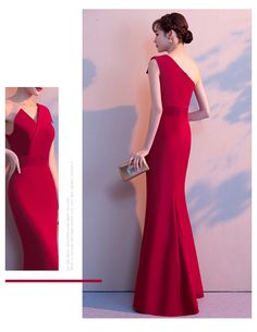 Features: Style: Sexy Occasion: Party Material: Polyester Neckline: One Shoulder Sleeve Type: Sleeveless Pattern: Split Front Type: Sexy Evening Dresses Season: Four Seasons Size Bust Waist Hips Length cm inch cm inch cm inch cm inch S 78-84 31-33 62-68 24-27 78-86 31-34 130 51 M 82-88 32-35 66-72 26-28 82-90 32-35 130 51 L 86-92 34-36 70-76 28-30 86-94 34-37 130 51 Boho Dress Plus Size, Vintage Dress Shop, Cozy Dress, Evening Party Dresses, Red S, Evening Party Dress, Beach Dresses, Plus Size Dress, Evening Party