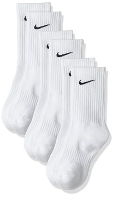 PRICES MAY VARY. Dri-FIT technology helps you stay dry and comfortable. Reinforced heel and toe for enhanced durability in high-wear areas. Rib cuffs for a snug, comfortable fit. Arch support for a secure fit. Nike Blazer Outfit, White Nike Socks, Nike Crew Socks, Bday Wishlist, Jean Jacket Men, Nike Socks, Women Crew Socks, Mens Crew Socks, Birthday Wish List