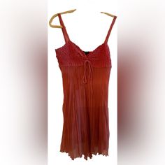 Beautiful Short Nightgown. Sheer And Very Sexy. Medium Pink. Never Worn. Lovely Detail. Size Medium. Sheer Camisole Dress For Beach, Sheer Camisole Sleepwear For Summer, Sheer Sleeveless Camisole For Loungewear, Sheer Sleeveless Sleepwear For Summer, Red Summer Camisole Nightgown, Flirty Sleeveless Sleep Dress, Sleeveless Flirty Sleep Dress, Sleeveless Nightgown For Summer Loungewear, Sheer Summer Sleepwear For Vacation