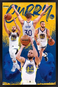 PRICES MAY VARY. THIS TRENDS NBA GOLDEN STATE WARRIORS - STEPHEN CURRY 22 WALL POSTER uses high-resolution artwork and is printed on PhotoArt Gloss Poster Paper which enhances colors with a high-quality look and feel POSTER FRAME is a clean and modern design offered in a variety of colors to showcase the art and compliment any room decor LIGHTWEIGHT & EASY TO HANG construction allows for a quick installation of this framed poster using the attached sawtooth hanger so you can enjoy your wall art Warriors Stephen Curry, Wall Poster Prints, Nba Golden State Warriors, Magnetic Frames, Barn Wood Frames, Steph Curry, Trends International, Stephen Curry, Top Trending