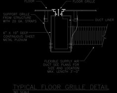 the diagram shows how to install an air duct system