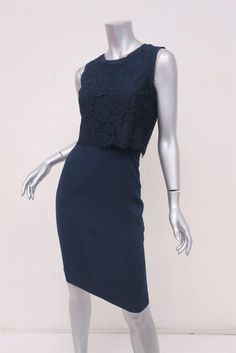 Rebecca Taylor Lace Popover Dress Navy Stretch Crepe Size 2 Sleeveless Sheath - Gently worn. Great condition. No flaws. Retails for $475! 97% viscose, 3% elastane Flattering Sleeveless Elastane Dress, Spring Sleeveless Elastane Dress For Night Out, Elegant Sleeveless Bodycon Dress With Flattering Silhouette, Sleeveless Elastane Dress For Spring Night Out, Sleeveless Elastane Dress For Date Night, Spring Elastane Sleeveless Dress For Night Out, Formal Sleeveless Dress With Flattering Silhouette, Sleeveless Midi Dress With Flattering Silhouette, Sleeveless Stretch Midi Dress For Formal Occasions