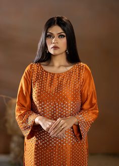 Add a touch of glam to your style with our Burnt Orange Sequins Outfit. It's perfect for standing out and looking classy at any event. Shine on effortlessly! Chic Pants For Wedding And Festive Occasions, Chic Festive Pants For Wedding, Chic Festive Wedding Pants, Chic Wedding Pants For Festive Occasions, Silk Pants For Wedding, Elegant Festive Pants, Elegant Formal Sequined Sets, Elegant Formal Sets With Sequins, Elegant Formal Sequin Sets