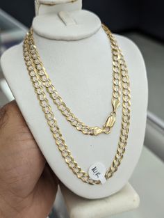 14kt Real Solid Gold Cuban Curb Diamond Cut Chain 5.9mm wide Solid Style Please check the picture carefully to understand the size of the thickness and length 100% Authentic gold Not a gold filled or not a gold plated Never change color or never fade never tarnish Comes in a gift box Ask me if you have any questions Available in 8 inches Bracelet and 22, 24,  26 inches chain  Bracelet 8 inches long Estimated weight 7.5 gm Chains lengths and estimated weight 22 inches 19.5 gm 24 inches 21.16 gm 2 Authentic Gold, Gold Cuban Link Chain, Miami Cuban Link Chain, Cuban Link Chain Necklaces, Gold Rope Chains, Gold Bond, Never Change, Cuban Link Chain, Initial Pendant