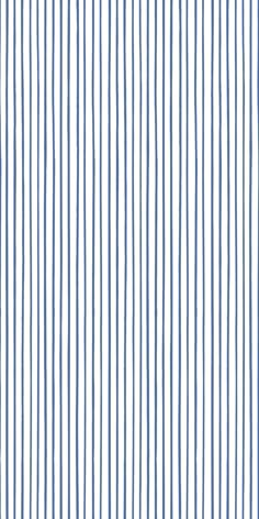 a blue and white striped wallpaper with vertical lines