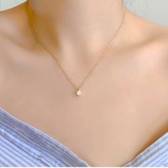 Solitaire Pendant With A Round White Cz Charm Diamond In A Bezel Setting. 18k Gold Plated Over 925 Sterling Silver. Refined And Minimalist Pendant In 925 Sterling Silver, 18k Gold Plated. Cz Diamond Chain In Sterling Silver, 18" Inches, 18k Gold Plated. High Qualityjewelry. Brand New Gift Box Included. I Offers! I Will Accept Reasonable Offers! White Dazzling Jewelry With Bezel Setting, Deer Necklace, Vintage Style Necklace, Pearl Strands Necklace, Pearl Statement Necklace, Minimalist Pendant, Crystal Statement Necklace, Double Strand Necklace, Gold Chanel