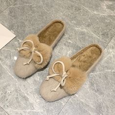 Shipping: Worldwide Express Shipping AvailableDelivery time: 7-15Days Fast ShippingReturns: Fast refund, 100% Money Back Guarantee.Brand Name: LBLGYShoes Type: MulesApplicable Place: OutsideUpper Material: FurHeel Height: Low (1cm-3cm)Origin: Mainland ChinaCN: ZhejiangSeason: WinterHeel Type: Square heelItem Type: SlippersModel Number: KK46Fashion Element: Butterfly-knotDepartment Name: AdultOutsole Material: RubberWith Platforms: YesInsole Material: Short PlushPattern Type: Mixed ColorsFit: Fit Flat Faux Fur Slippers, Trendy Beige Slip-on Slippers, Chic Winter Slip-on Mules, Chic Beige Round Toe Slippers, Winter Faux Fur Flat Slippers, Slip-on Closed Toe Slippers For Winter, Slip-on Closed Toe Winter Slippers, Winter Slip-on Closed Toe Slippers, Trendy Beige Flat Mules