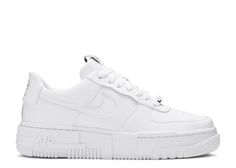 Wmns Air Force 1 'Pixel White' - Nike - CK6649 100 - white/white/white | Flight Club Air Force 1 Pixel, 1 Pixel, Flight Club, Shoes And Sandals, Summer Outfit Ideas, Latest Shoes, Outfits Men, Spring Summer Outfits, White White