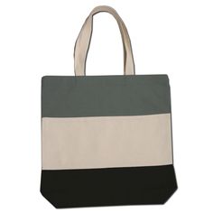 12 oz. Heavy Canvas tri color promotional tote bag. Web handles. Custom Canvas Tri-Colored Tote Bag in Black | Cotton | Totes Black Color Block Bags For Daily Use, Black Color Block Bag For Daily Use, Casual Black Color Block Bag, Black Color Block Shoulder Bag For Everyday Use, Everyday Use Black Color Block Shoulder Bag, Black Rectangular Shoulder Bag With Color Block, Black Color Block Rectangular Bag, Black Rectangular Color Block Bag, Black Rectangular Color Block Shoulder Bag