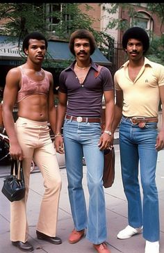 70s Black Fashion, 80s Men Fashion, 70s Outfits Men, 70s Fashion Men, 70s Mens Fashion, Genderqueer Fashion, 70s Inspired Outfits, Fashion Through The Decades